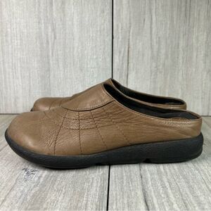 Dansko Mule Slip On Shoes Brown Leather Casual Comfort Clog Size 8 EUR 38